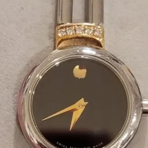 MOVADO SWISS HARMONY DIAMOND BANGLE WATCH TWOTONE Movado | Accessories | Movado Swiss Harmony Diamond Bangle  main image 3